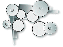 Typical right-hand 5-piece setup