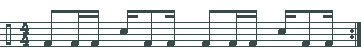 Bass Drum  Exercise #9a